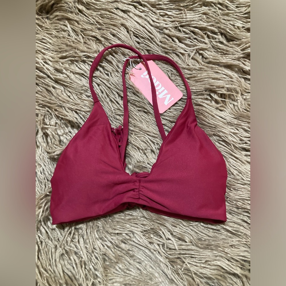 Bordeaux Mia Top - Small - Midori Bikinis